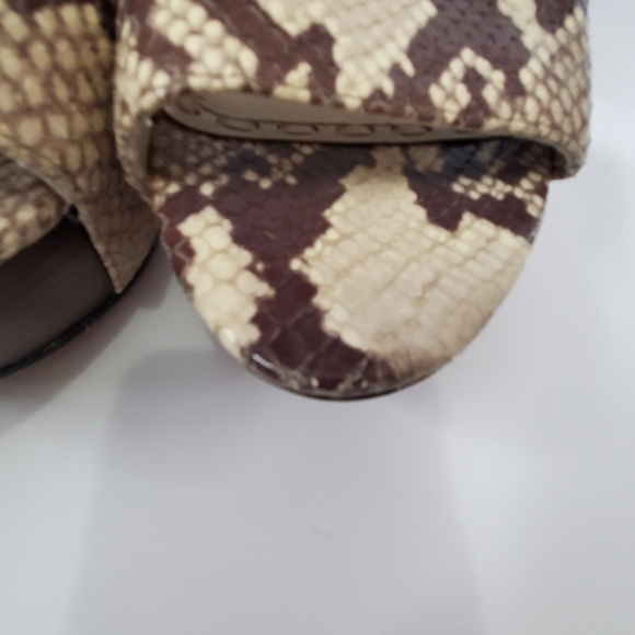 Alice + Olivia  platform sandal. Sz 40. Snakeskin Joyce style - Picture 8 of 11